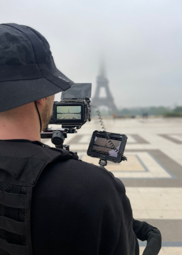 tournage video film paris trocadero